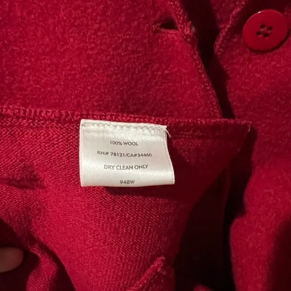 Eileen Fisher 100% Wool Coat - Picture 4 of 5